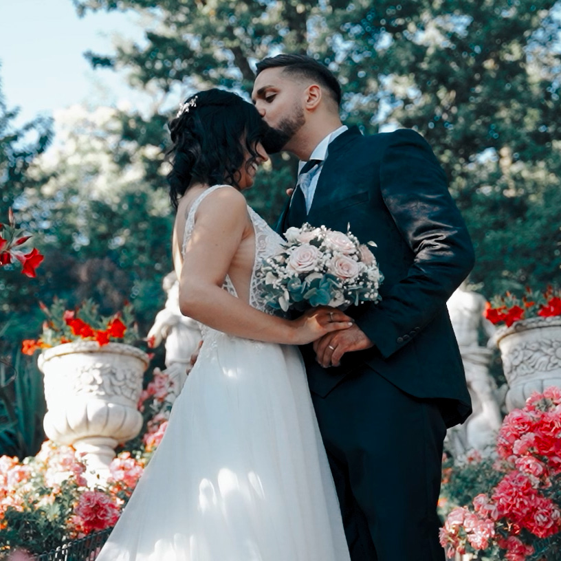 Bride & Groom Smile